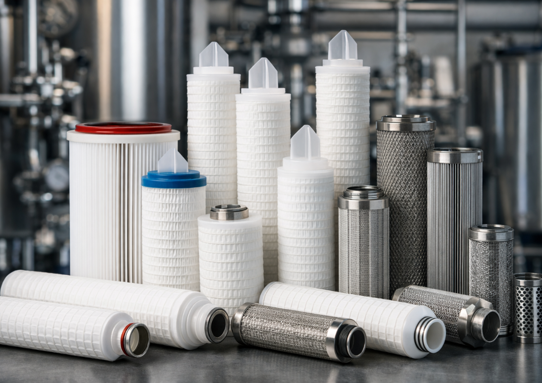 Advanced Pleated Cartridge Filters UK Manufacturer - TFI Filtration UK