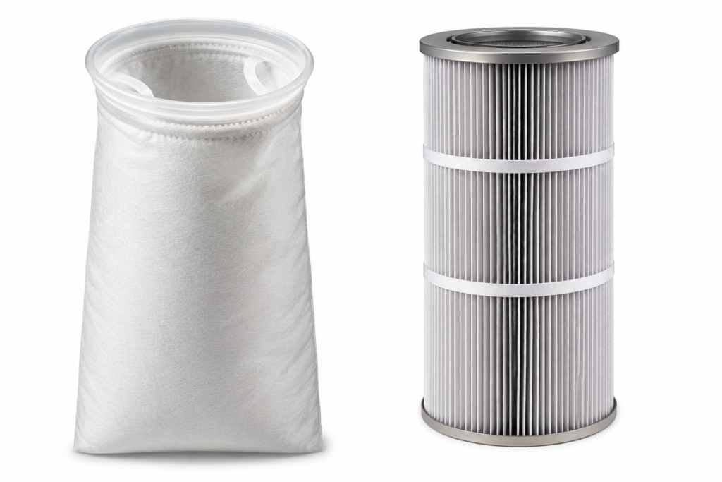 Bag filter vs cartridge filter comparison for industrial use