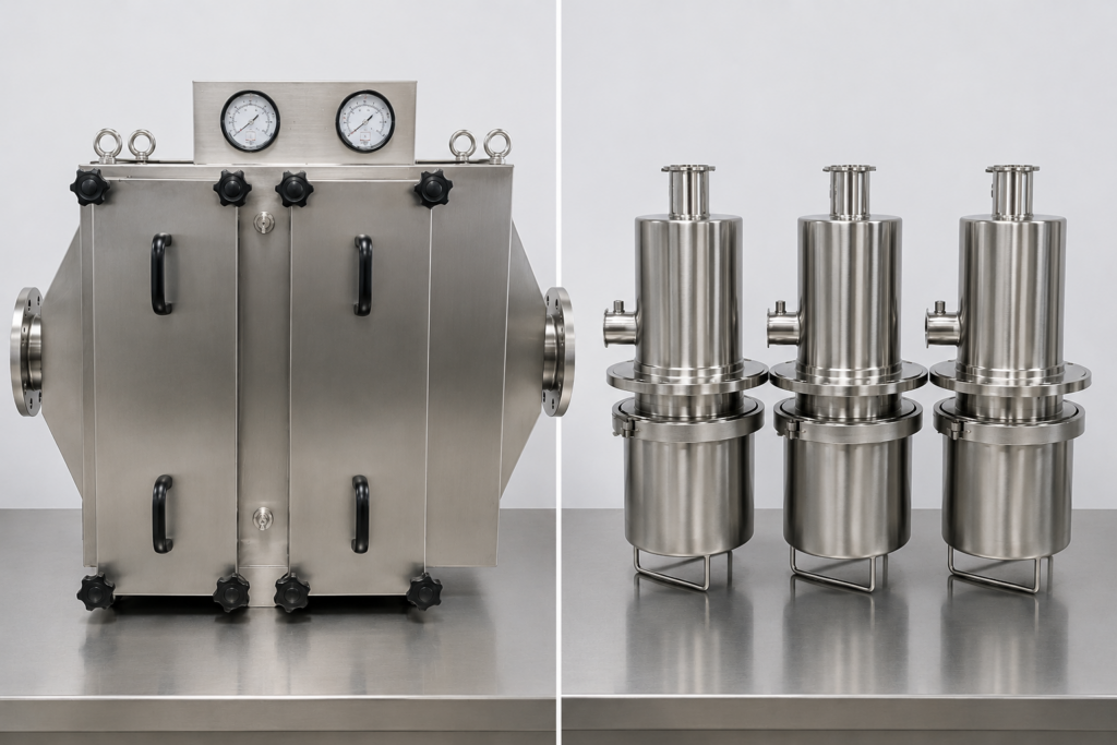 BIBO Filters System for Industrial Contamination Control
