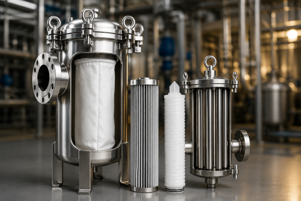 Paraffin Oil Filter system with bag, cartridge and reusable magnetic filters