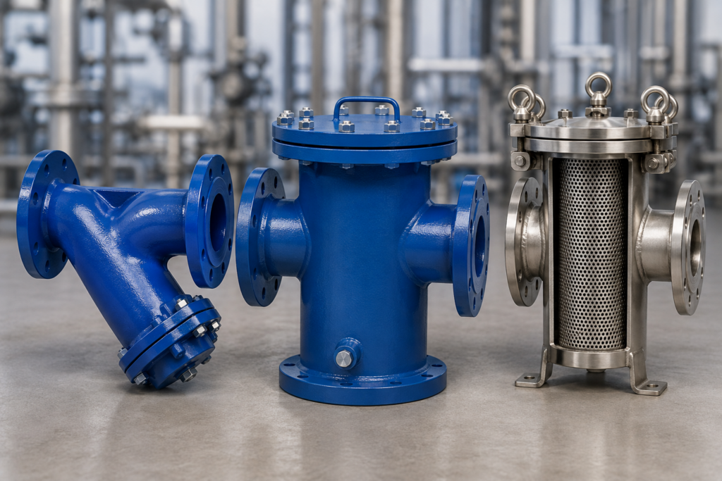 T-Type Strainer vs Y Type Strainer | Industrial Basket Type Strainer | TFI Filtration UK